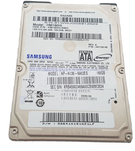 Samsung 160gb 5400rpm 8mb sata - 160gb,