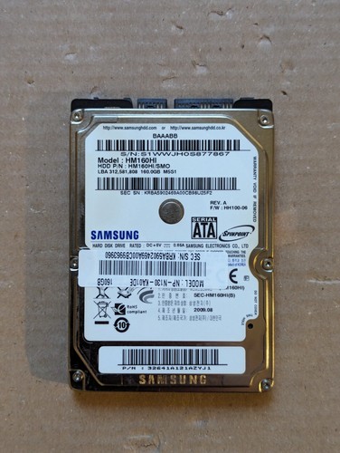Samsung hm160hi 160gb - samsung,
