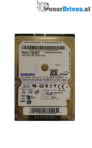Samsung hm160hi 160 gb - -,