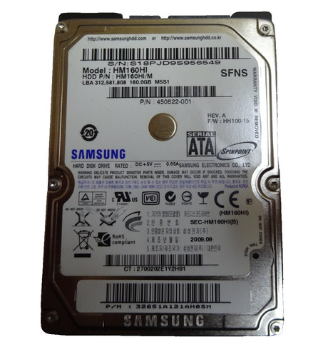 160 sata samsung - 160, hm160hi
